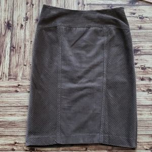 Mocha midi fitted Skirt Size 10